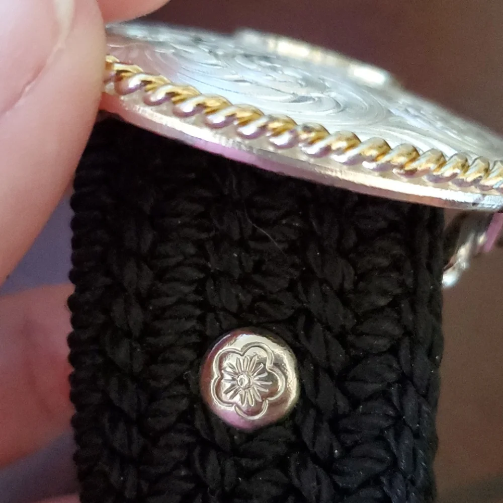 Montana Silversmiths B Western Belt Buckle w/belt‎